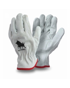 Guante Cabritilla Blackbull Blanco sin Forro Talla XL