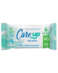 Toallitas Húmedas Adulto Extra Grande 60 UND