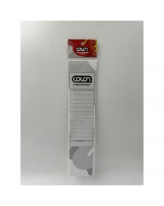 Lomo Adhesivo para Archivador color Blanco 10 UND