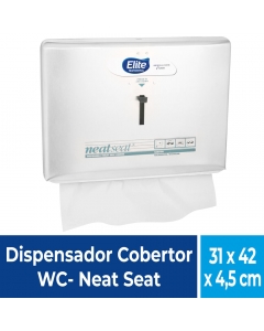 Dispensador Cobertor WC Metálico / Blanco