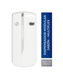 Dispensador Jabón Sachet Elite Multiflex Plástico / Blanco