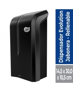 Dispensador Jabón Granel 800 ML Plástico / Negro