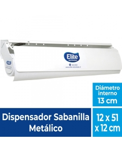 Dispensador Sabanilla Metálico / Blanco
