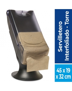 Dispensador Servilleta Torre Interfoliada Plástico