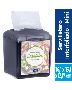 Dispensador Servilleta Interfoliada Mini Plástico