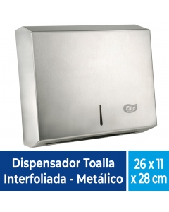 Dispensador Toalla Interfoliada Acero Inoxidable