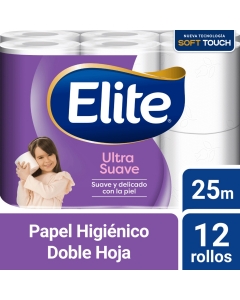 Papel Higiénico Bajo Metraje H/D Ultra 25 MT x 12 Rollos