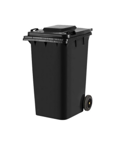Contenedor de Basura con Tapa 360 LT con 2 Ruedas | Gris Oscuro