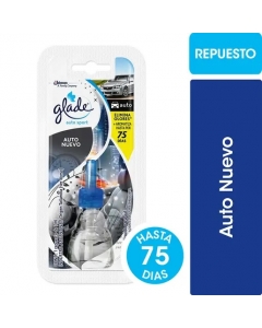 Aromatizador Automóvil Glade Repuesto 7 ML New Car