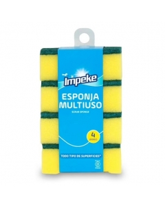 Esponja Clásica Impeke Pack 4 UND