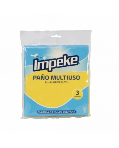 Paño Multiuso Amarillo Impeke 3 UND