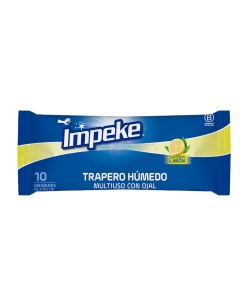 Trapero Húmedo Multiuso - Limón 10 UND x 1 Pqte