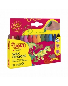 Lápices Crayones de Cera Jumbo 12 Colores
