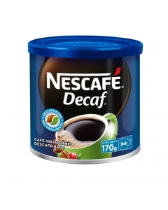 Café Instantáneo Descafeinado Tarro 170 GR