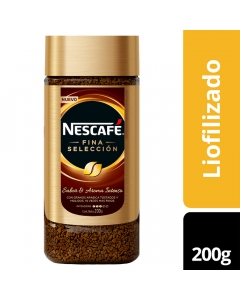 Café Instantáneo Fina Selección Frasco Vidrio 200 GR