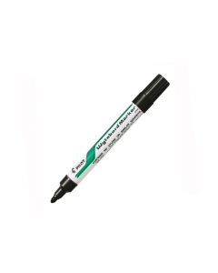 Marcador Pizarra Metálico Recargable Punta Redonda Negro