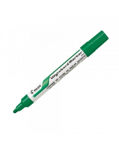 Marcador Pizarra Metálico Recargable Punta Redonda Verde