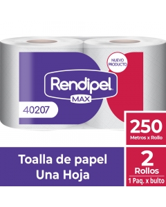 Toalla de Papel Alto Metraje H/S 250 MT x 2 Rollos