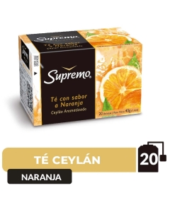 Té Negro con sabor Naranja 20 Bolsas