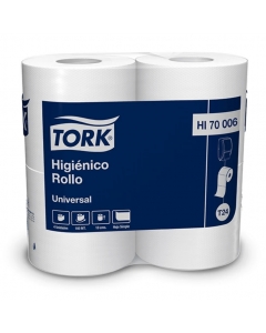 Papel Higiénico Bajo Metraje H/S Universal 100 MT x 4 Rollos