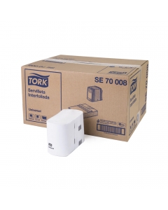 Servilleta Dispensador H/S Universal Interfoliada Blanca 24 x 11 CM 250 HJS x 24 Pqtes