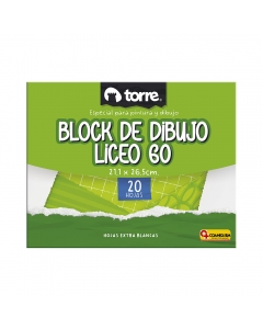 Block de Dibujo Liceo 60 Imagia 20 HJS