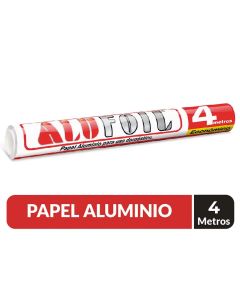 Papel Aluminio 4 MT Alufoil