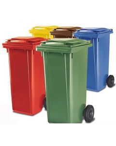 Contenedor de Basura con Tapa 360 LT c/2 Ruedas 