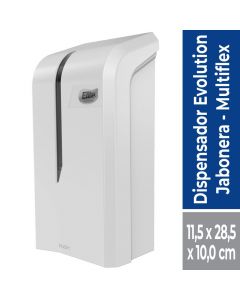 Dispensador Jabón Sachet Elite Multiflex Plástico / Blanco