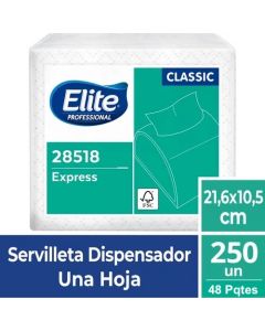 Servilleta Dispensador H/S Express Classic 10,5 x 21,6 CM 250 HJS x 48 Pqtes