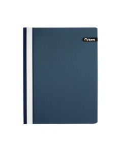 Carpeta PVC Plástica Azul Oficio